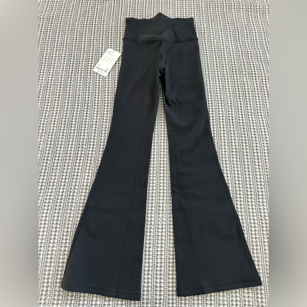 Athleta Elation Rib Flare in Black Size XXS Petite. Originally $99.